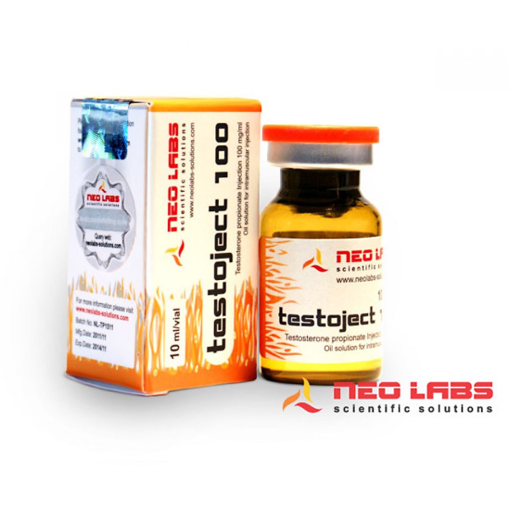 Тестоджект 100 (Тестостерон Пропионат), 100 мг/мл, 10 мл